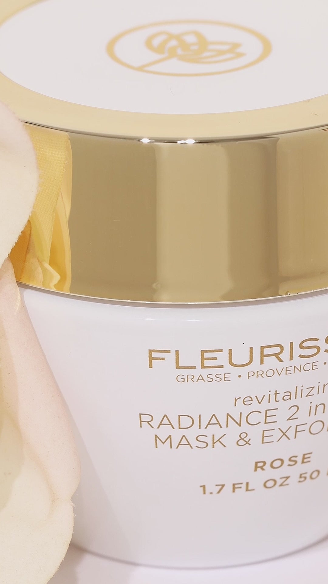 Revitalizing Radiance Rose 2-in-1 Facial Mask & Exfoliator + Facial Cream Duo